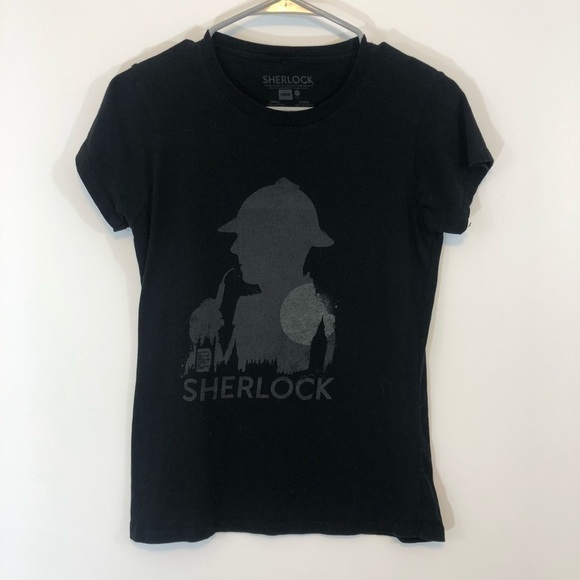 SHERLOCK Holmes Grphc T Sml - Picture 1 of 3